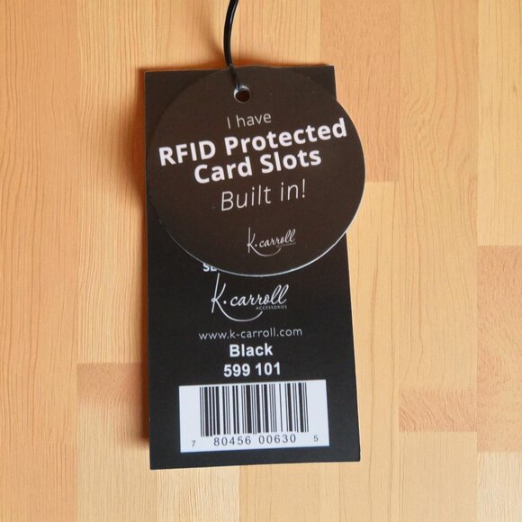 K. Carroll Accessories Harper Crossbody - Black -Great to carry essentials! - Picture 8 of 12